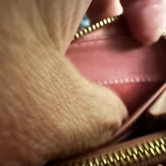 Authentic Burberry Nova Check round zipper purse canvas used - Picture 5 of 6